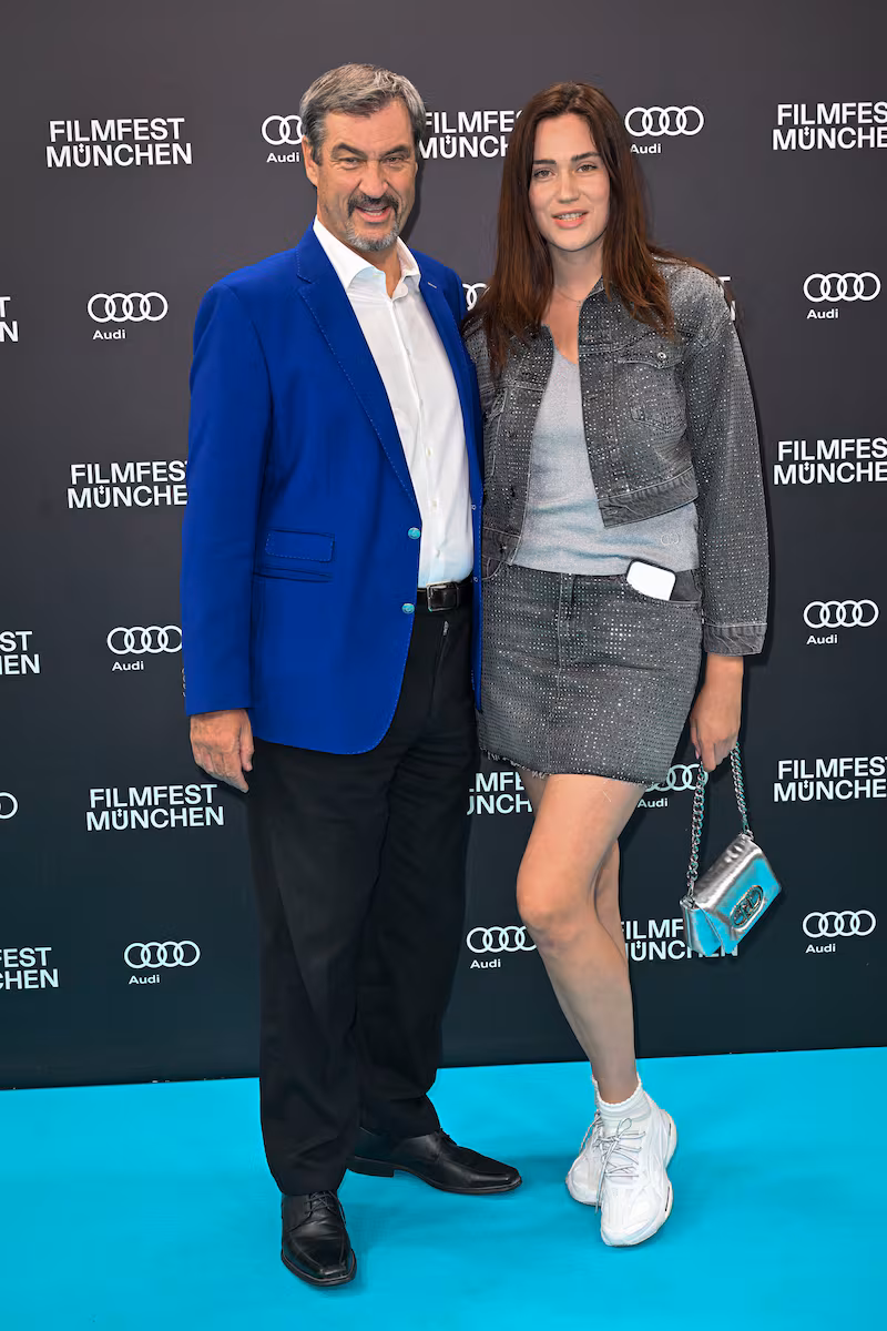 Markus Söder and Gloria-Sophie Burkandt