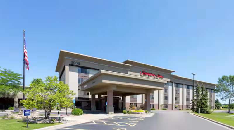 The Hampton Inn in Eagan, where the concerning incident took place.