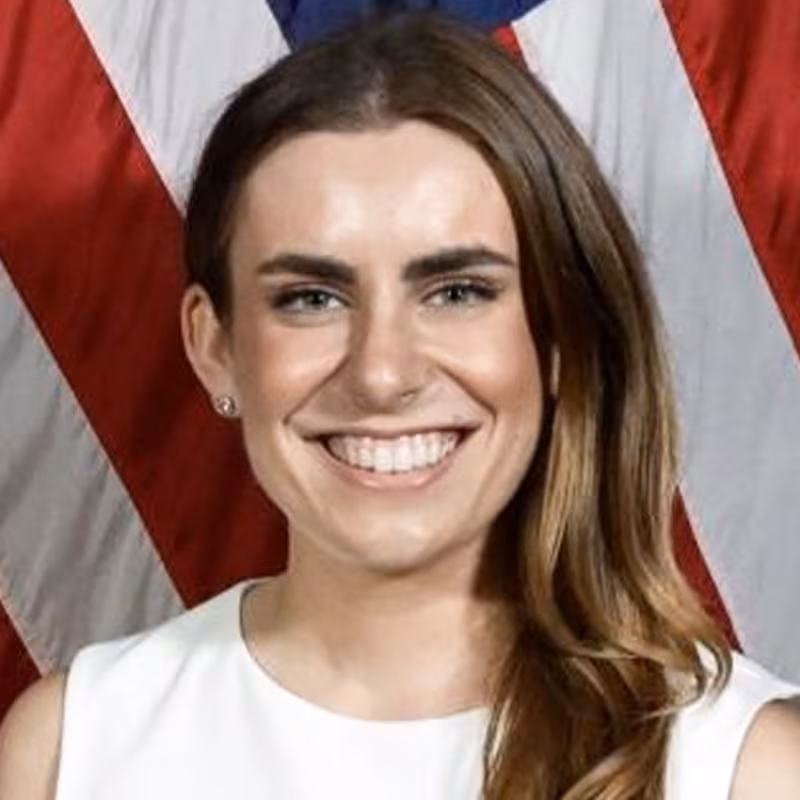 Chamberlain Harris serves as the Deputy Director of Oval Office Operations at the White House.