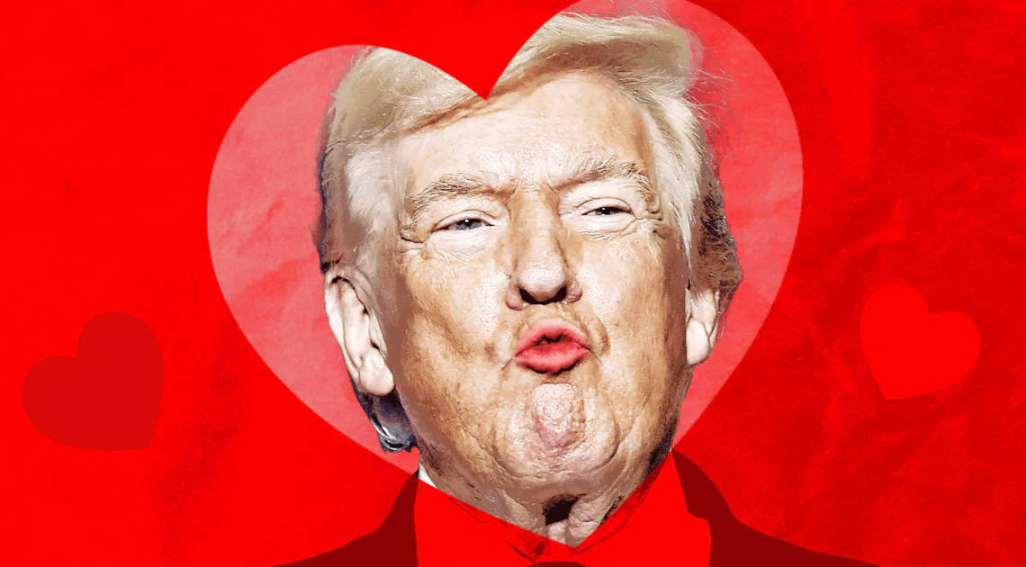 Trump Gets Weirdly Sappy in Romantic Message to MAGA