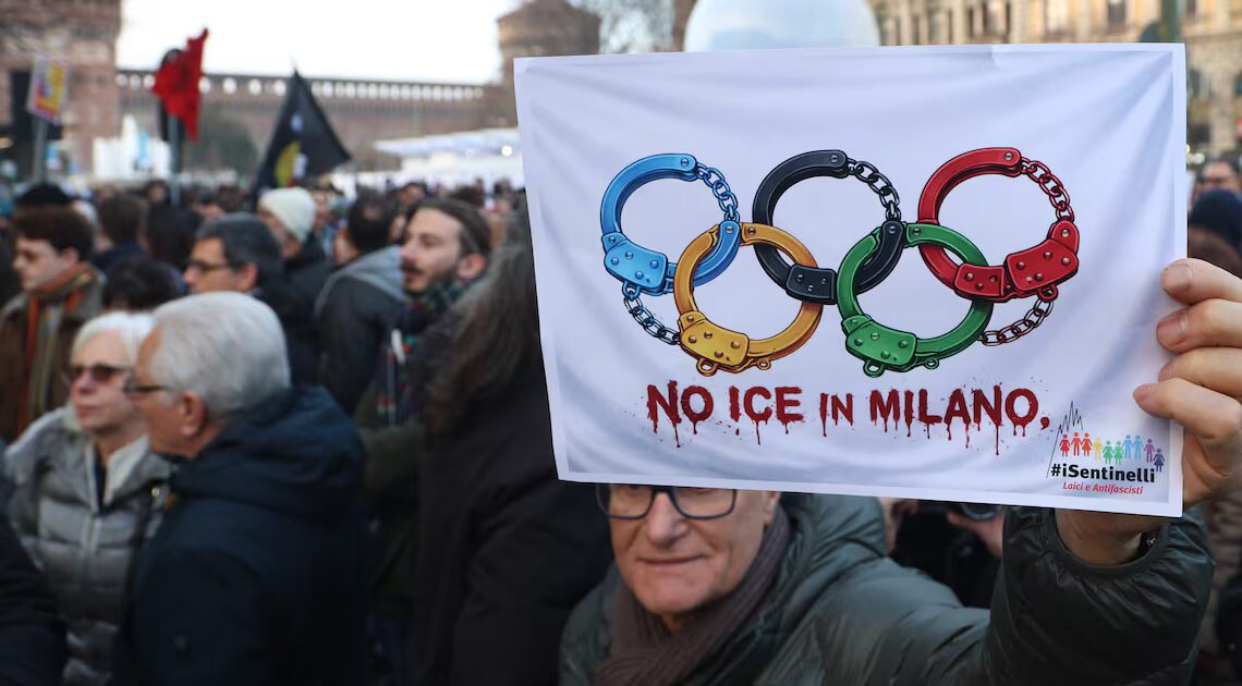 ICE Goons Get Chilly Italian Reception at Winter Olympics