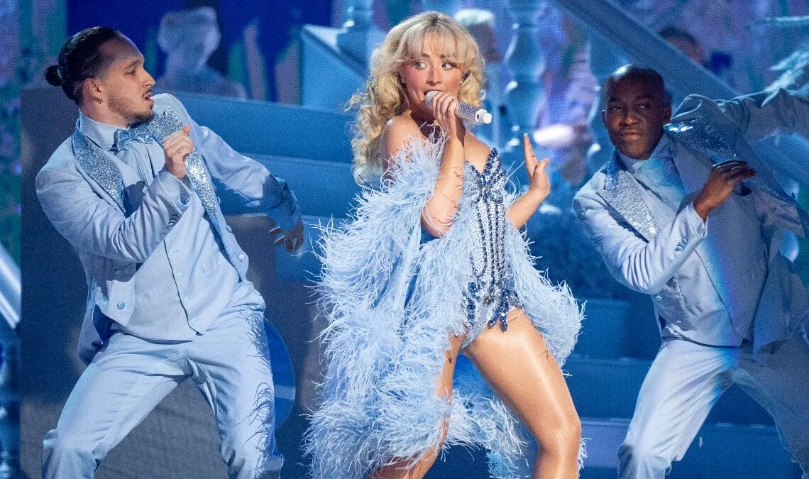 Sabrina Carpenter Dazzles the Grammys Stage Once Again as ‘Man’s Best Friend’ Is up for 6 Awards