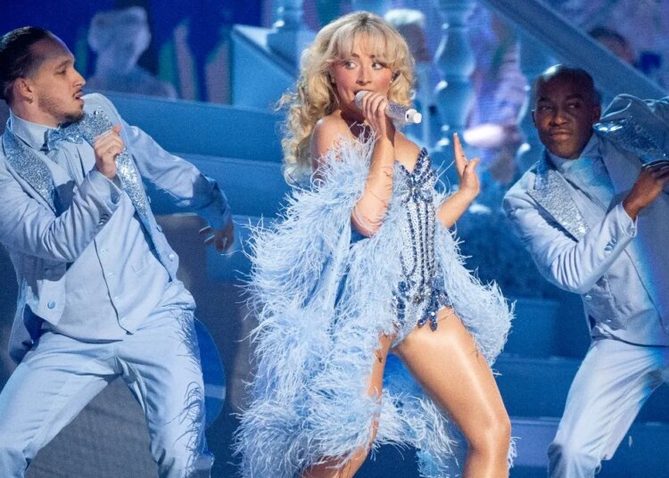 Sabrina Carpenter Dazzles the Grammys Stage Once Again as ‘Man’s Best Friend’ Is up for 6 Awards