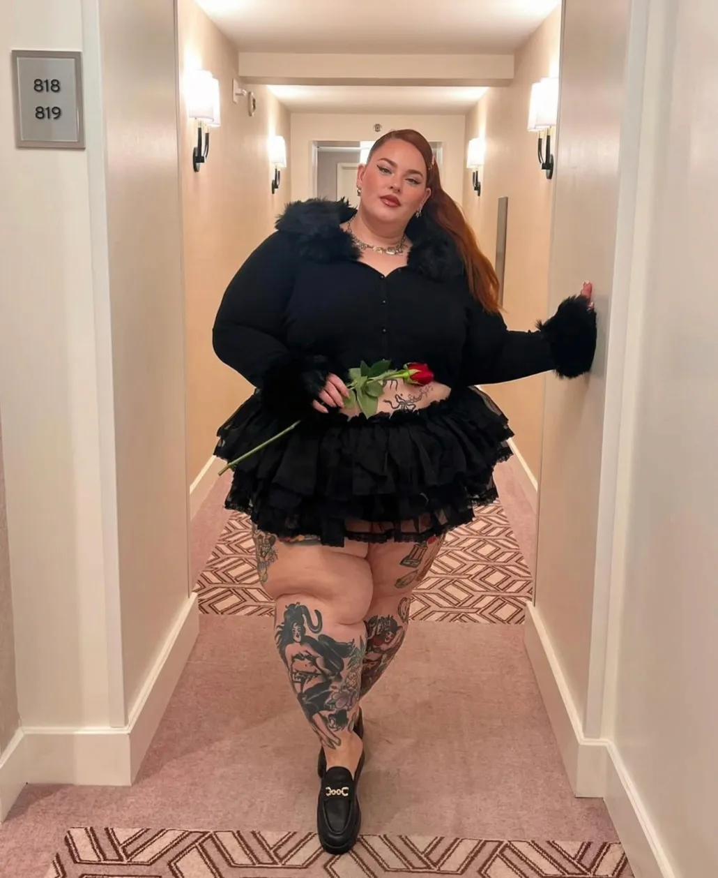 Model Tess Holliday on Wednesday claimed she was denied life insurance coverage because of her weight.