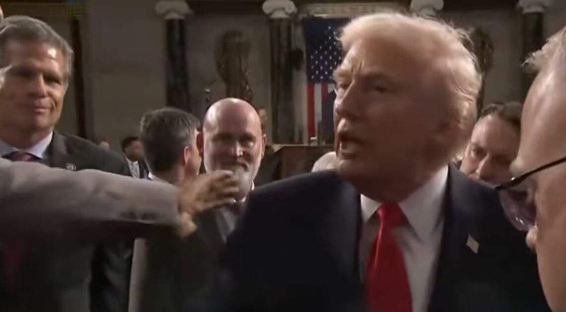 MAGA Rep Can’t Hide His Disappointment After Trump Snubs Handshake