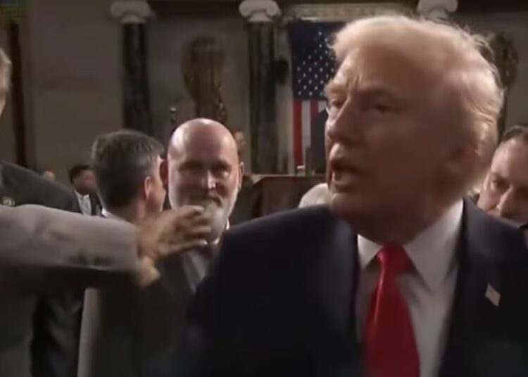 MAGA Rep Can’t Hide His Disappointment After Trump Snubs Handshake