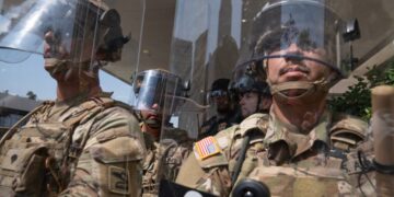 Federalized National Guard troops were quietly withdrawn from U.S. cities