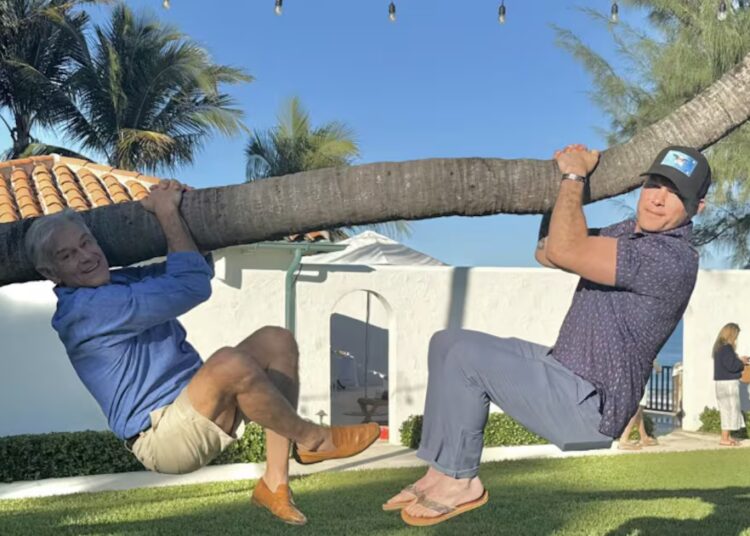 Pentagon Pete Busted Hanging Out as War Threat Looms