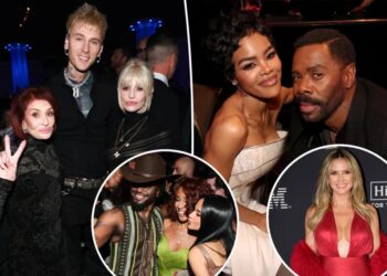 Teyana Taylor, Sharon Osbourne, Heidi Klum and more step out for Clive Davis’ pre-Grammy party