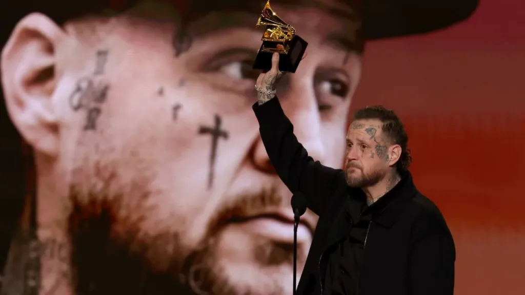 Jellyroll at the 2026 Grammy Awards (Getty Images)