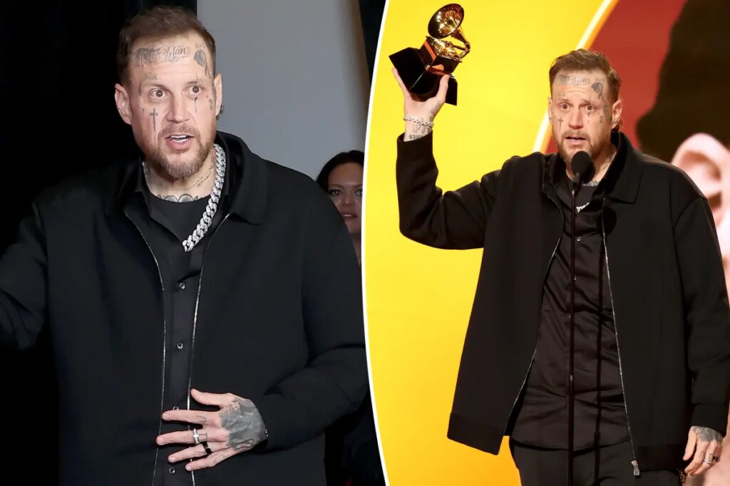 ‘Disconnected’ Jelly Roll avoids ICE question post-Grammys 2026, dubs himself a ‘dumb redneck’