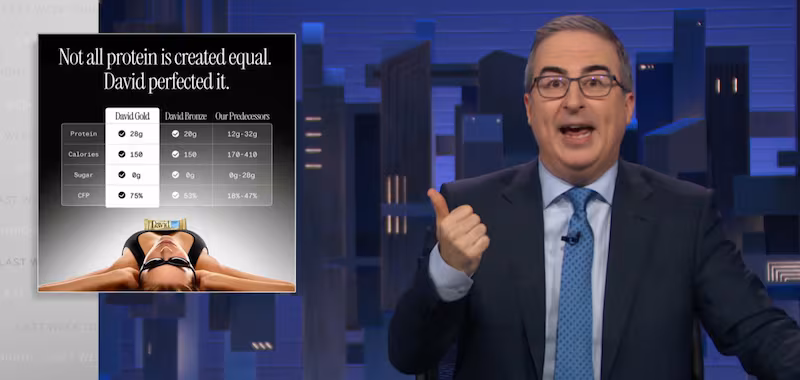 John Oliver on Last Week Tonight.