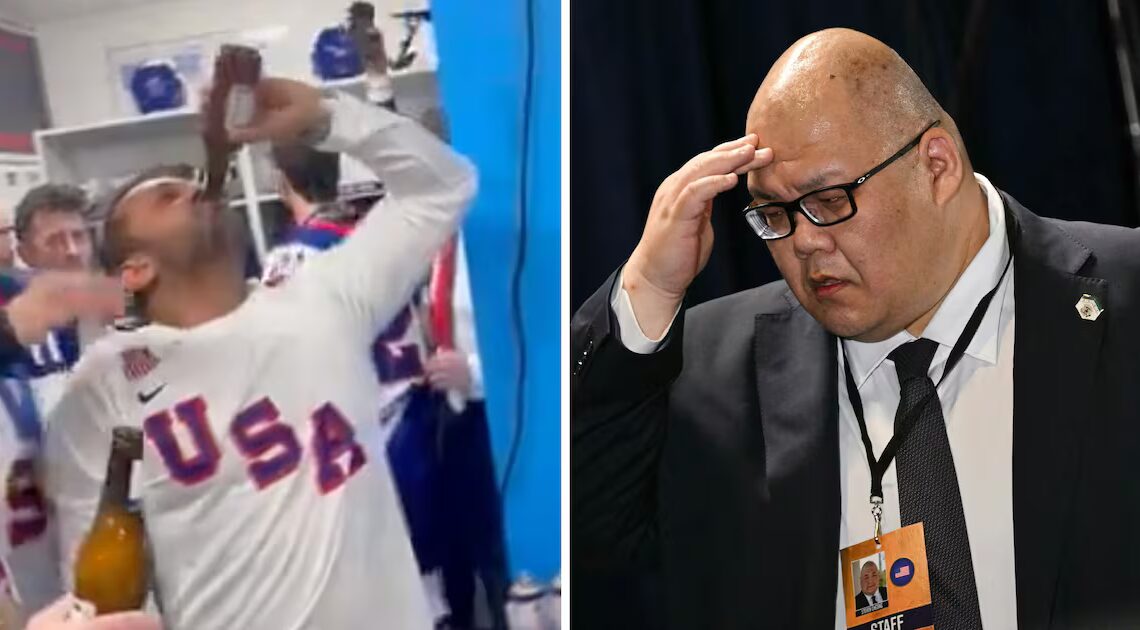 Top Trump Stooge Has Tantrum After Keystone Kash Busted at Team USA Hockey Bash