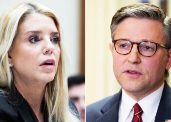 Johnson Finally Rebukes Trump Over Bondi’s Snooping Scandal