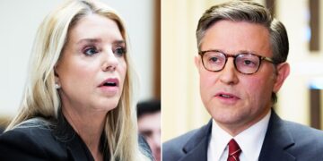 Johnson Finally Rebukes Trump Over Bondi’s Snooping Scandal