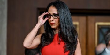 Boebert Falls While Leaving SOTU and Drags MAGA Rep Down With Her