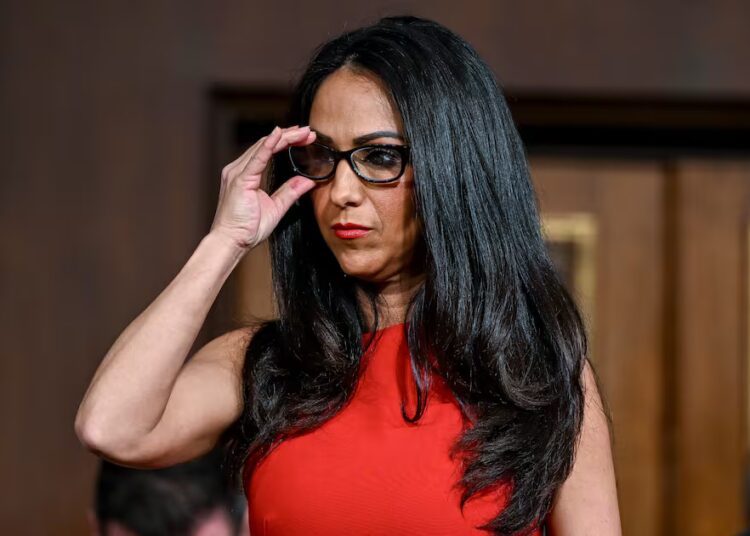 Boebert Falls While Leaving SOTU and Drags MAGA Rep Down With Her