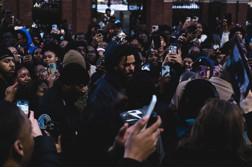 Why rap megastar J. Cole is trying to sell CDs out of his trunk