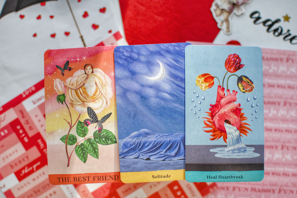 Zodiac Love Match Oracle deck photographed by @inlovewithcameras'