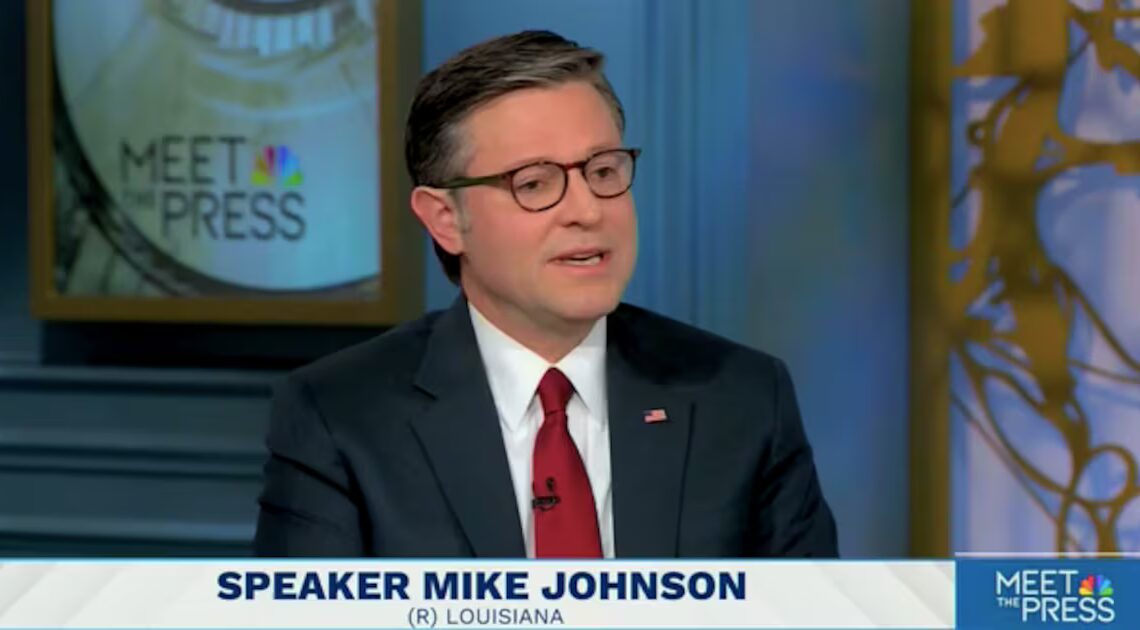 Johnson Twists Words to Excuse Trump in Epstein Files