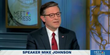 Johnson Twists Words to Excuse Trump in Epstein Files