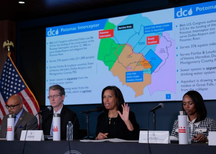 D.C. may soon lift water advisory as work continues after Potomac sewage spill