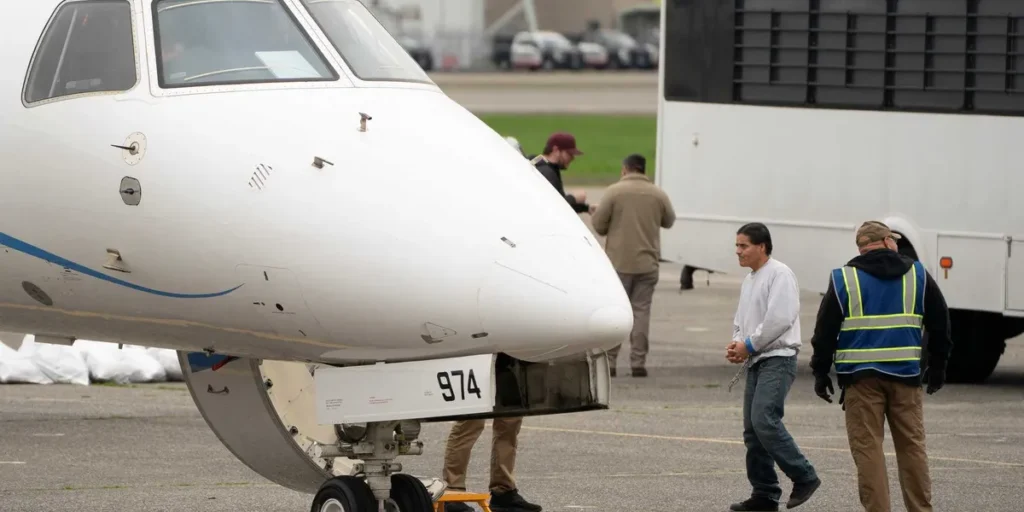 ‘Torture’: Migrants shackled for days soil themselves on ICE deportation flights