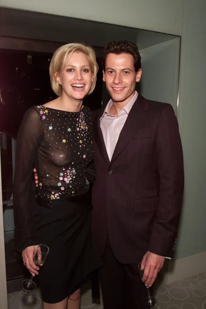 Alice Evans and Ioan Gruffudd at the after-party for the world premiere of '102 Dalmatians'.