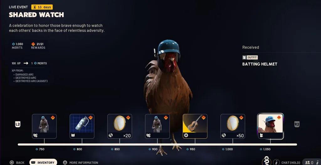 Arc Raiders Shared Watch Event Rewards