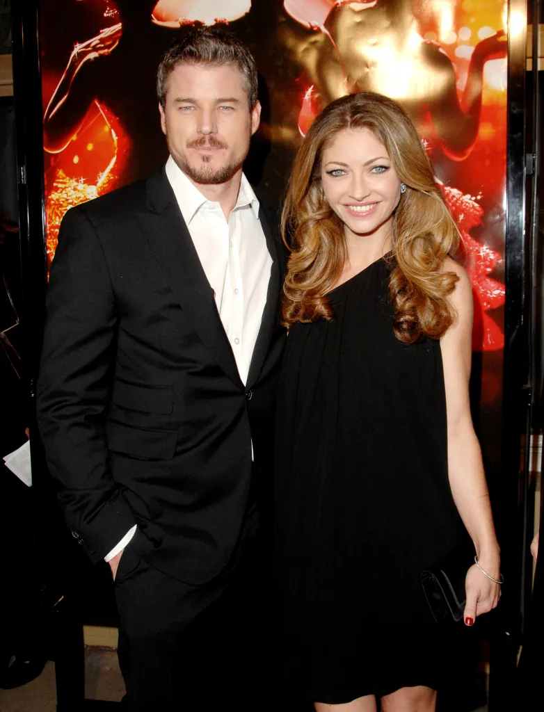 Eric Dane and Rebecca Gayheart posing at the 