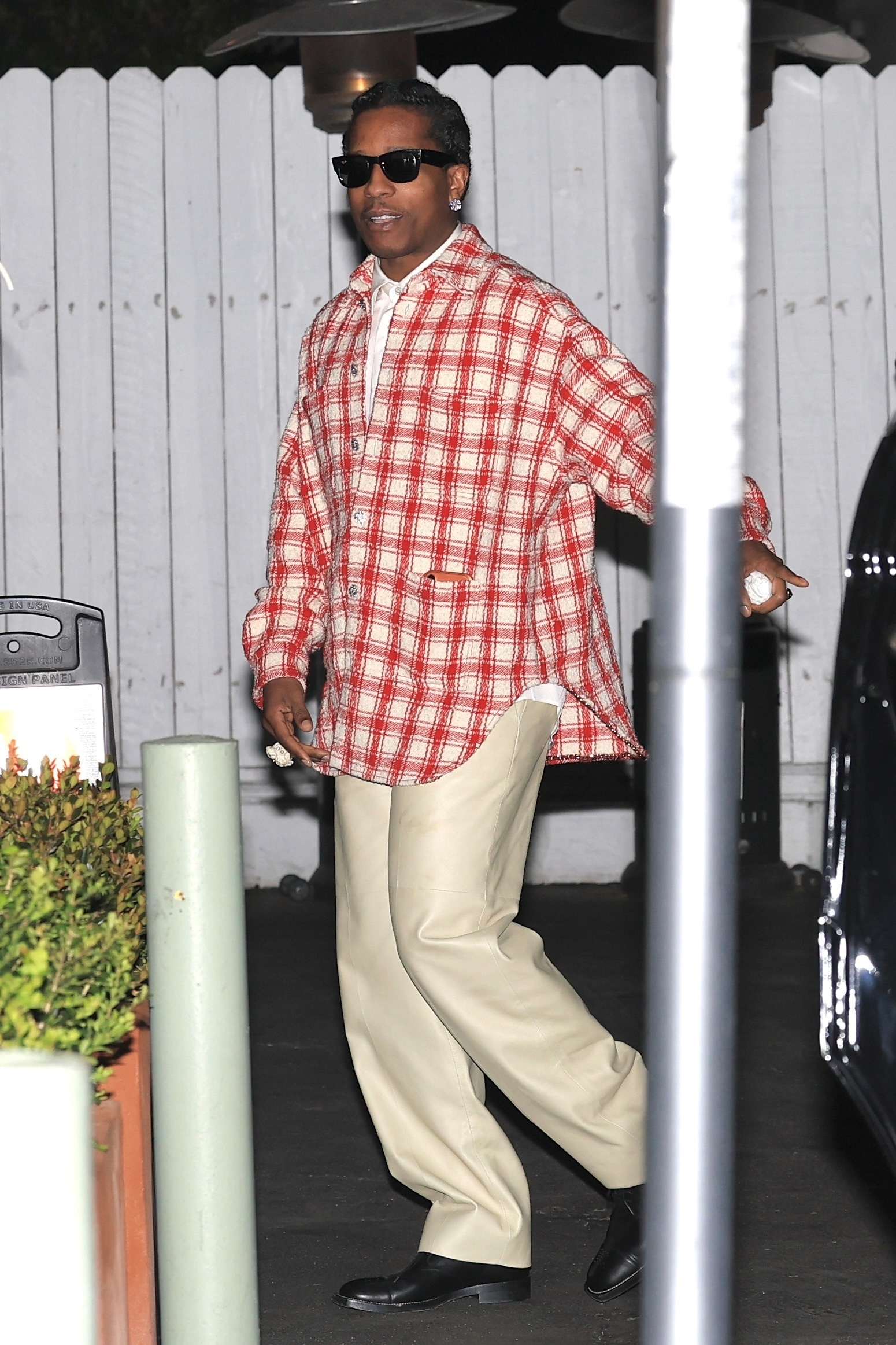 A$AP Rocky, pictured at Giorgio Baldi on Feb. 20, 2025, threw Rihanna a surprise birthday party.