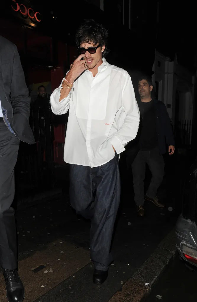 Jacob Elordi leaving a