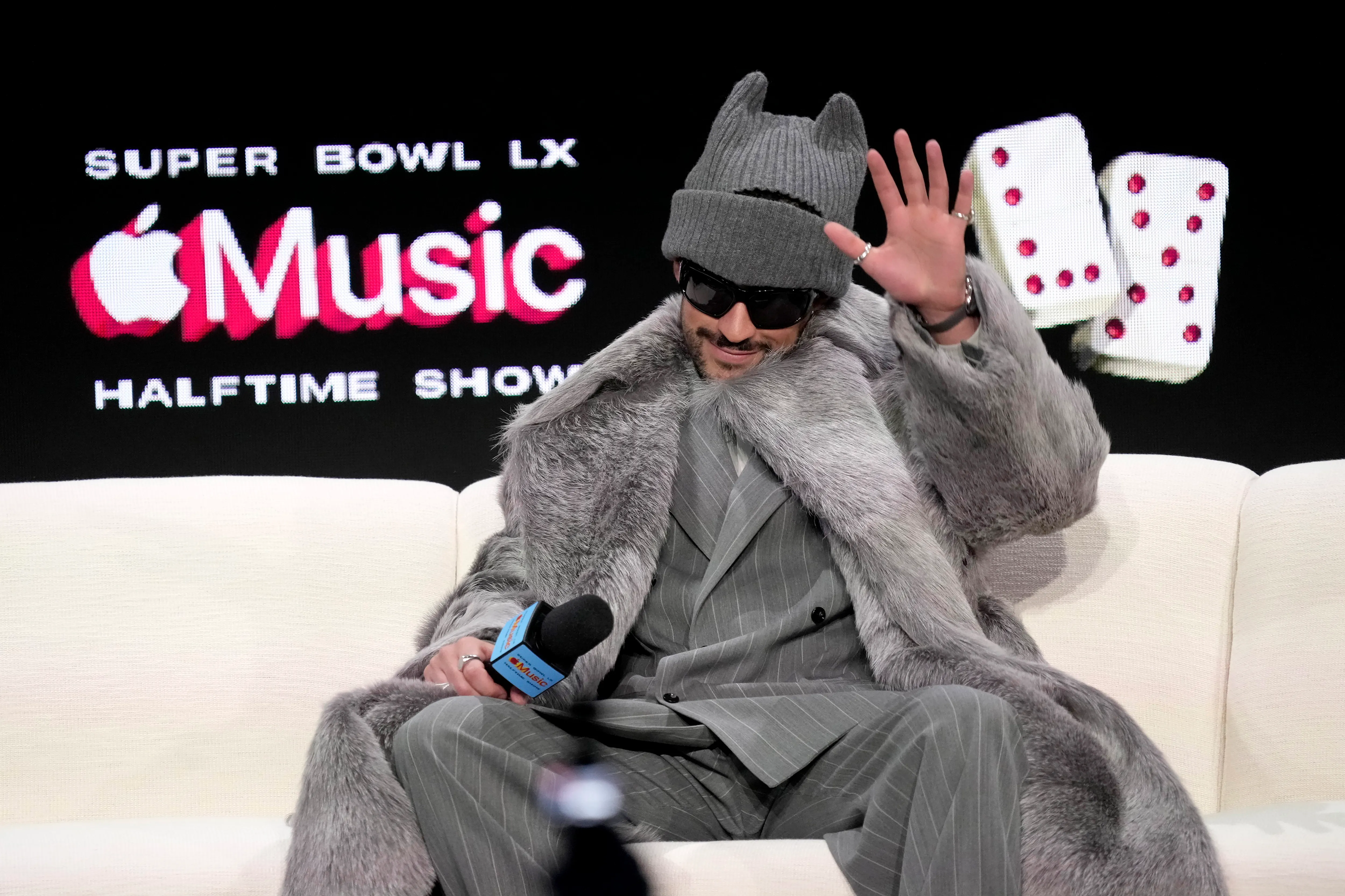 Bad Bunny at Apple Music presser