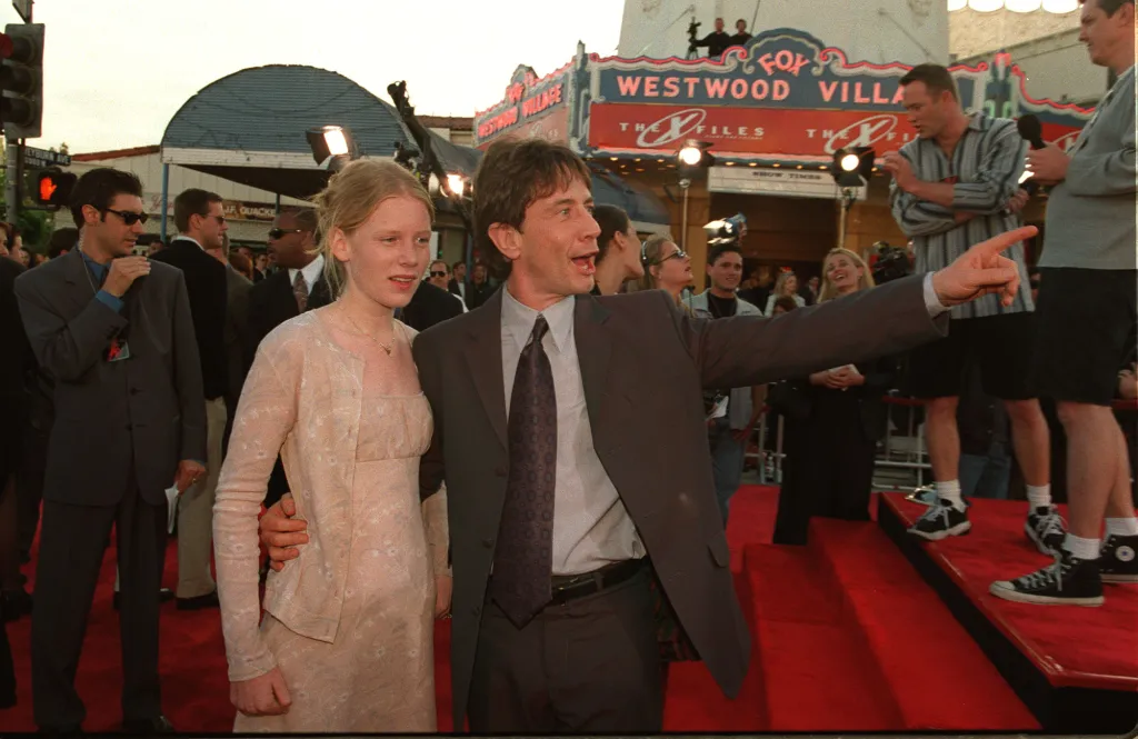 Katherine and Martin Short at The X-Files Premiere.