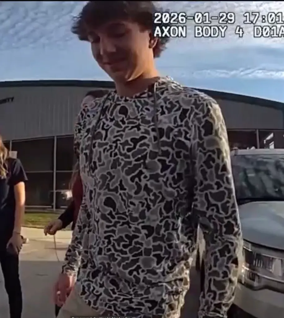 Ming turned himself over to the police after hugging his weeping mom in a parking lot, according to video of his arrest.