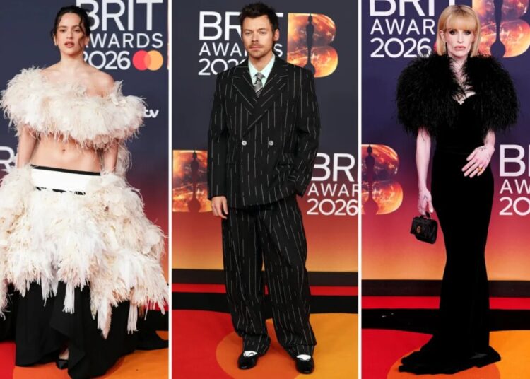Brit Awards 2026 red carpet: See all the celebrity looks