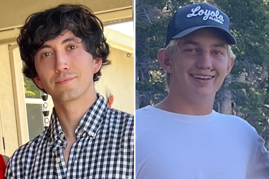Collage of two young men who were victims of drunk driving in California.
