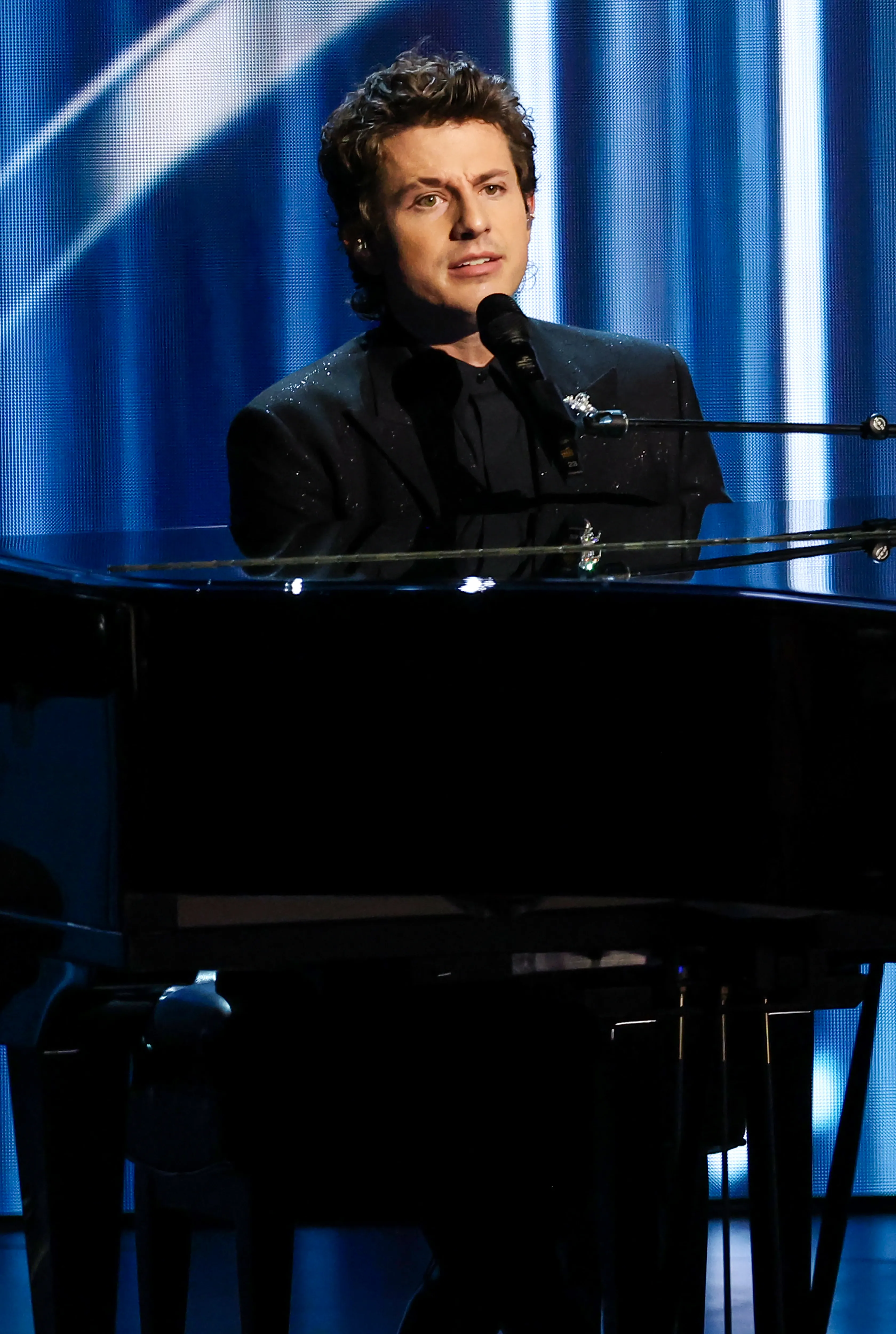 Charlie Puth performs at the 2024 Primetime Emmy Awards