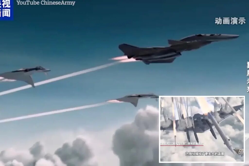 China teases futuristic ‘Star Wars’ space warship that would deploy jets, missiles
