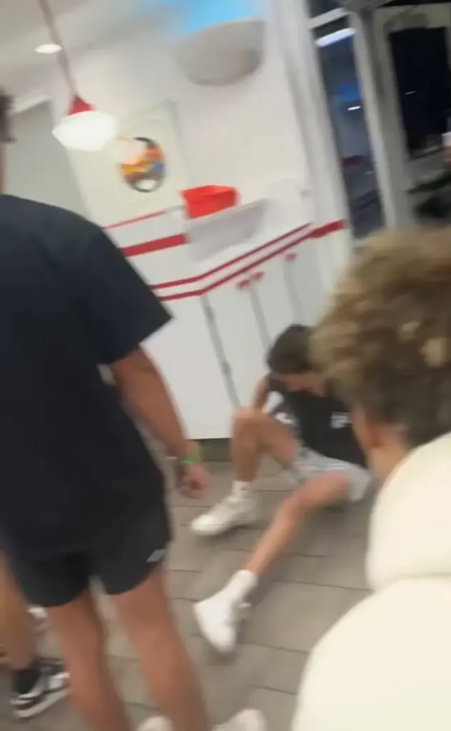 The teen was reportedly “engaging in horseplay by splashing water” with his two friends before he “accidentally splashed” Kalisher's wife.