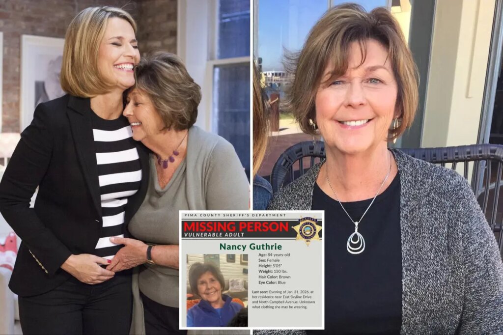 FBI briefed on mysterious disappearance of Savannah Guthrie’s mom — as cops say she couldn’t ‘move around’ easily