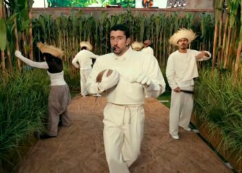 Bad Bunny’s elaborate Super Bowl halftime stage shines — but music goes down rabbit hole