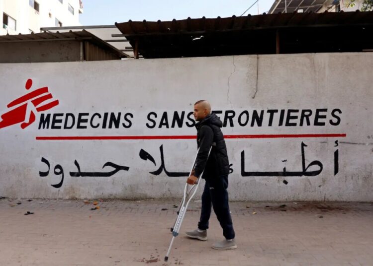 Doctors Without Borders halts operations in Hamas-linked Gaza hospital due to reports of armed men