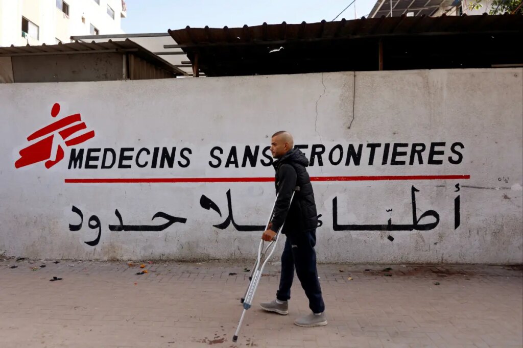 Doctors Without Borders halts operations in Hamas-linked Gaza hospital due to reports of armed men