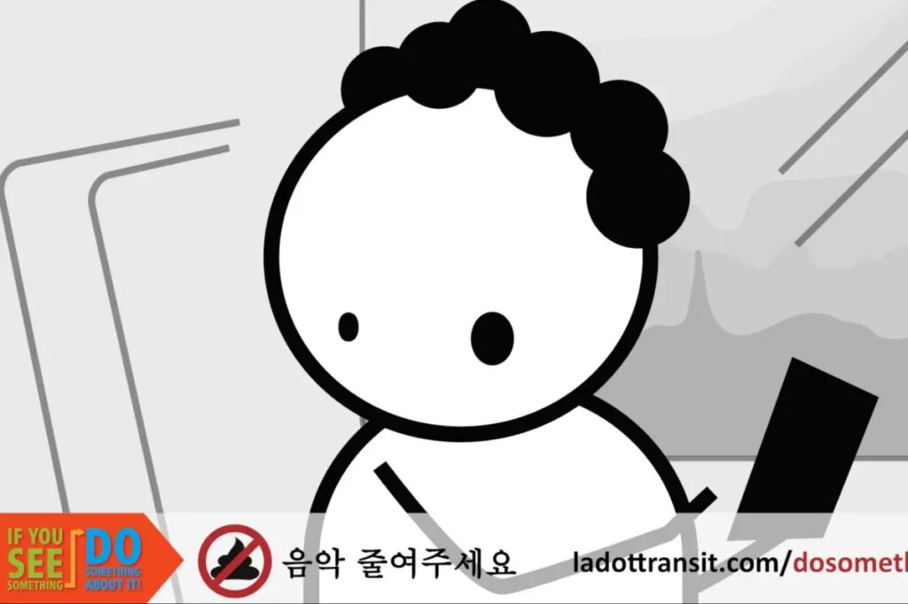 Don’t take the number two – LA transport’s foul bus message