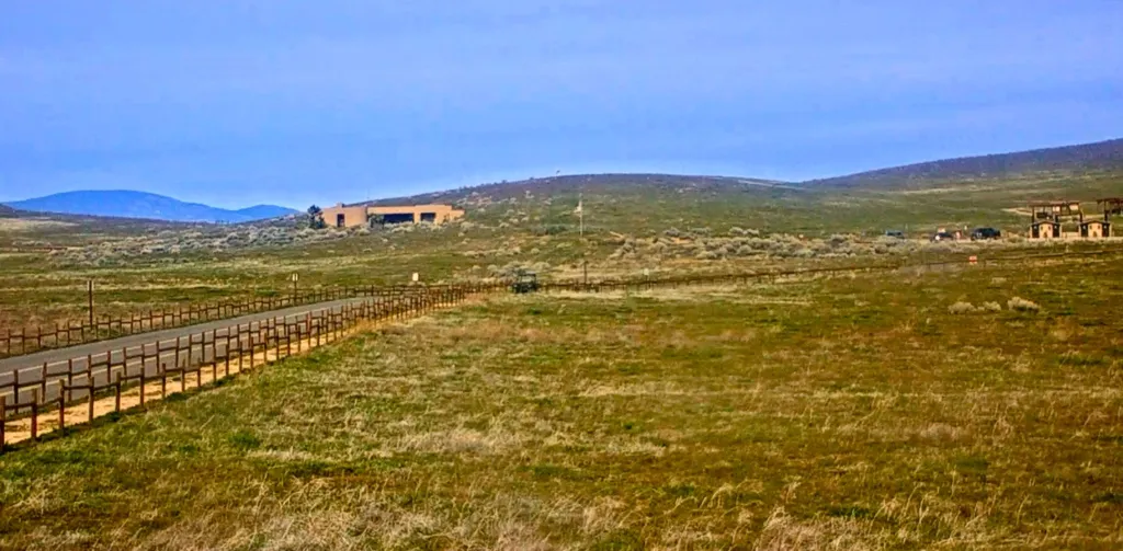 Current view from the PoppyCam live feed at Antelope Valley California Poppy Reserve State Natural Reserve, where the bloom season has not yet begun.