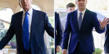 Trump praises ‘very loyal’ Dan Scavino as he arrives at Mar-a-Lago for the WH staffer’s wedding