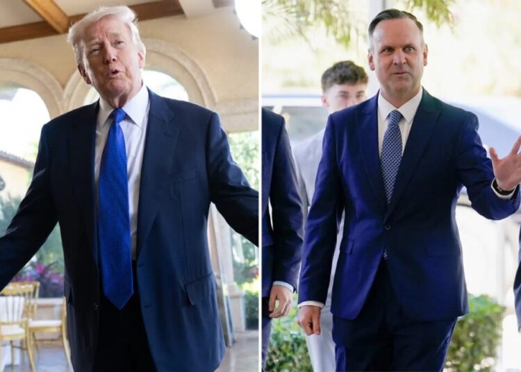 Trump praises ‘very loyal’ Dan Scavino as he arrives at Mar-a-Lago for the WH staffer’s wedding