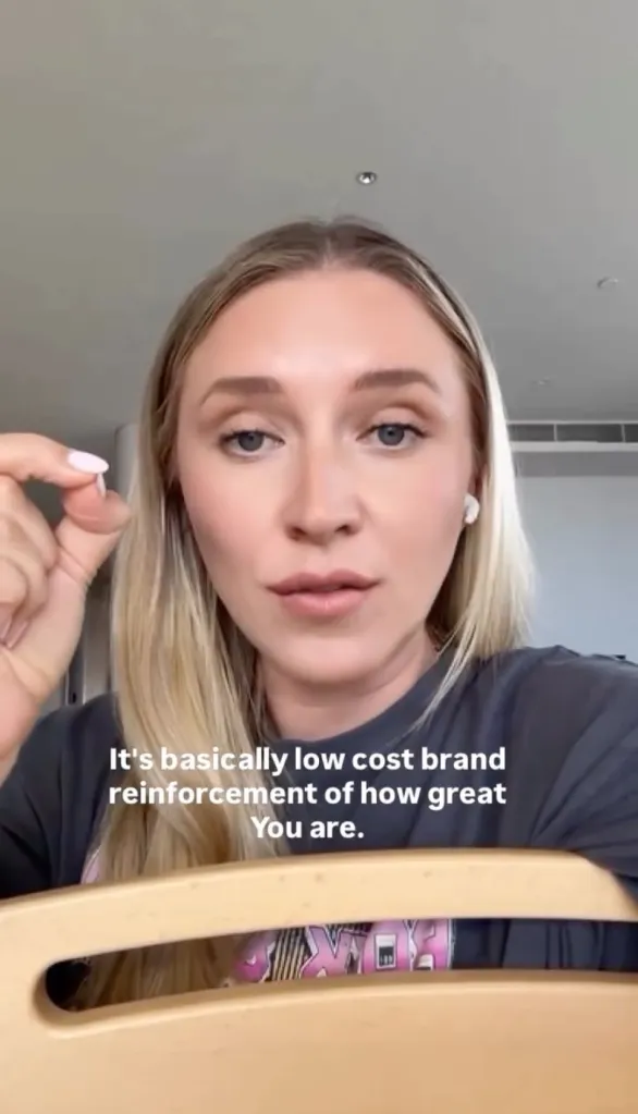 Nazarenko, who hosts the popular self-development podcast Becoming Her, shared a video with her primarily female audience, urging them to send it to “the man who did not buy you flowers on Valentine’s Day.”