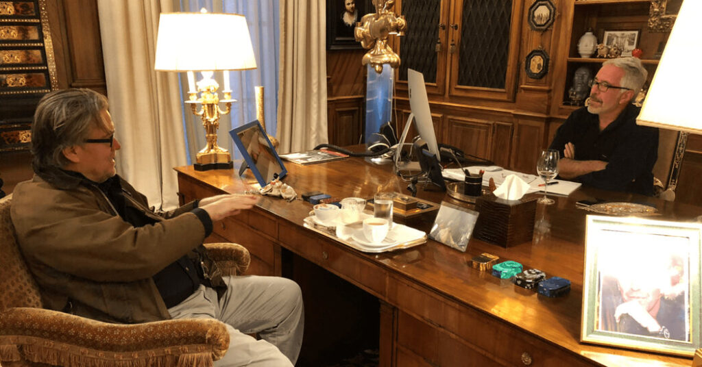 Despite Epstein’s Toxicity, Steve Bannon Stood by Him, Texts Indicate